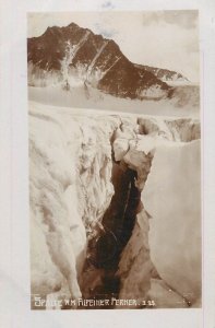 Austria mountaineering Spalte am Alpeiner Ferner glacier crevasse