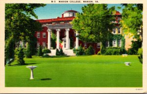 Virginia Marion View Of Marion College