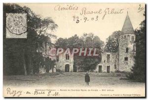 Postcard Ancient Ruins Fontenay Tresigny From Royal Chateau Du Vivier