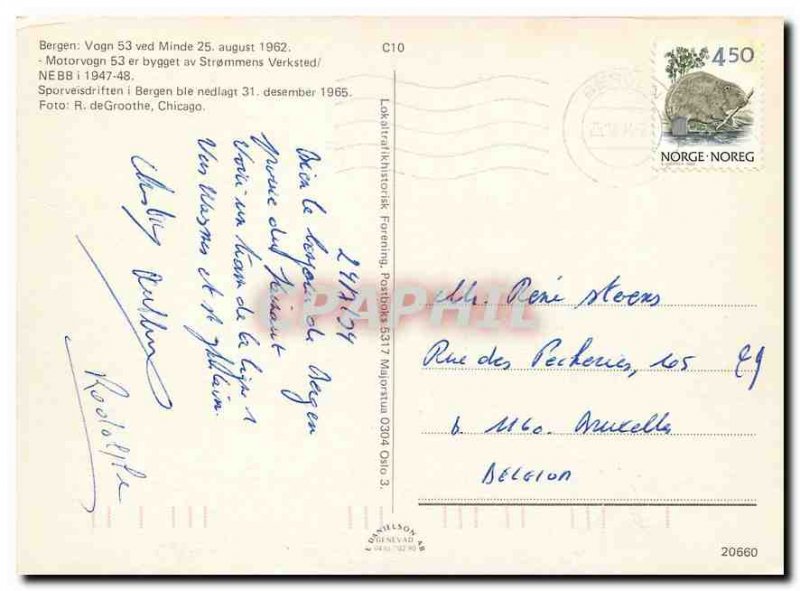 Postcard Modern Motorvogn 53