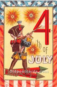 July 4th Independence Day Post Card 4th of July Postcard 