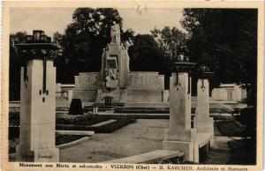 CPA VIERZON - Monument aux Morts et Colonnades (634218)