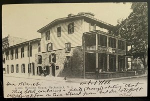 Vintage Postcard 1906 Mansion House, Hackensack, New Jersey (NJ)