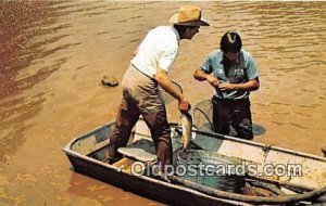 Fishing, Miss Lillian's Pond Plains, GA, USA Unused 