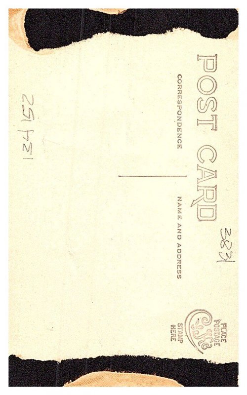 Nanny Nurse, Baby in wicker stroller