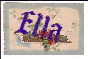 Women's Names  Series, Ella, Used Ontario, 1907