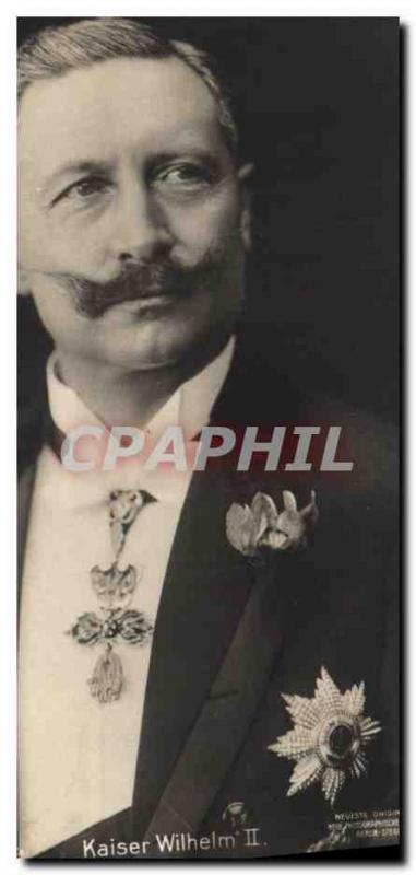 Old Postcard Kaiser Wilhelm II