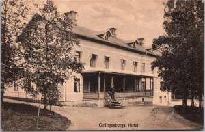 Sweden Grangesbergs Hotell Grängesberg Vintage Postcard C212