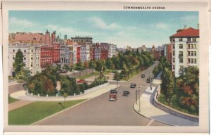 Boston, Massachusetts, Vintage 1937 Linen Folder Postcard, 22 Views