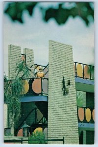 c1950's Romney Sun Dancer Hotel & Restaurant Phoenix Arizona AZ Vintage Postcard