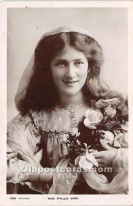 Miss Phyllis Dare Theater Actor / Actress 1908 