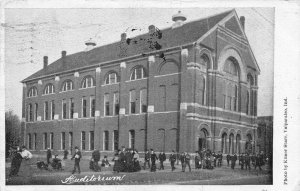 Auditorium, Valpariso, Indiana, Very Early Postcard, Used in 1907