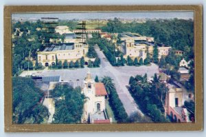 1935 San Diego California CA Postcard Looking Toward Eastern Entrance Exposition