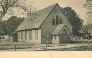 C-1905 Fortress Monroe Virginia Post Chapel undivided Postcard 21-4166