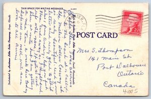 Million Dollar Causeway, Clearwater, Florida FL, Vintage 1953 Linen Postcard