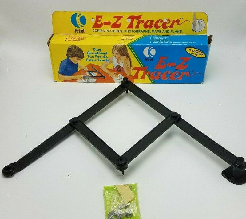 1974 Vintage E-Z Tracer Toy K-tel Original Box Drawing Artist Unused