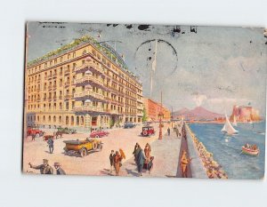 Postcard Grand Hotel Royal Naples Italy