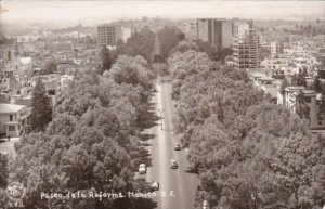 Mexico City Paseo de la Reforma Real Photo