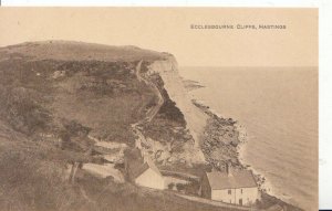 Sussex Postcard - Ecclesbourne Cliffs - Hastings - Ref 2937A