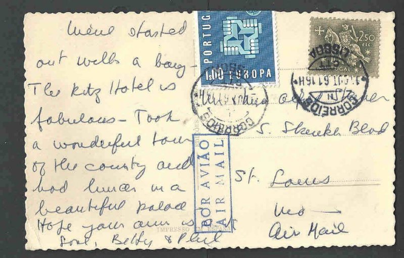 Ca 1960 PPC* SPAIN BEAUTIFUL CHIQUITAIN LOCAL CEREMONIAL CARD WOVEN SEE INFO