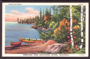 Greetings From Manitowish Waters,WI,Lake Scene