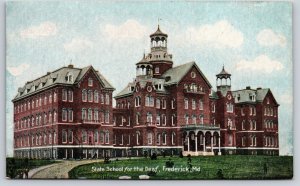 Frederick Maryland~Victorian State School for the Deaf~Razed 1967~c1910 Postcard