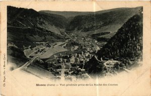 CPA MOREZ Vue générale prise de la Roche des Grottes (447052)