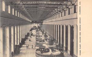 Power Plant Wilson Dam Interior Muscle Shoals Florence Alabama postcard