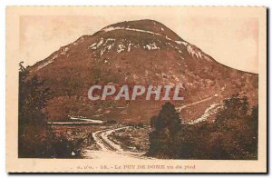 Old Postcard Puy de Dome seen from pled