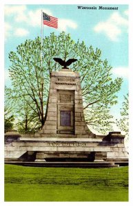 Postcard MONUMENT SCENE Americus Georgia GA AT9235