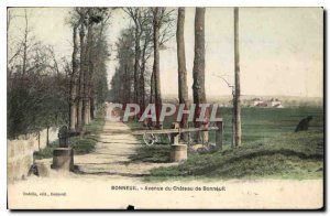 Postcard Old Bonneuil Bonneuil Avenue du Chateau