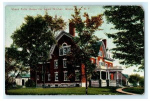 Glen Falls Home for Aged Women New York Vintage Antique Postcard