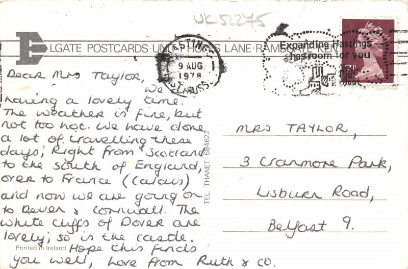 uk52275 dover castle by floodlight dover  uk