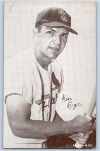 Ken Boyer American Baseball Player Third Baseman Sports Exhibit Card