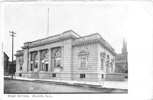 Post Office Elgin, Illinois, USA Unused 