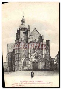 Old Postcard Bar le Duc Church of Saint Etienne