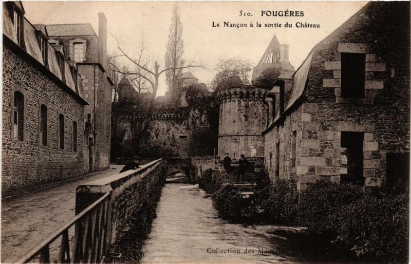 CPA FOUGERES - Le Nancon a la sortie du Chateau (298217)