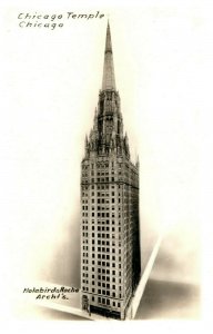 C.1910 RPPC Holabirds & Roche Chicago Temple Architects Vintage Postcard P120 