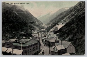 Carr Fork Brigham Canyon Utah Postcard V30