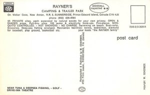 Rayner's Camping & Trailier Park Prince Edward Island, Canada Unused 