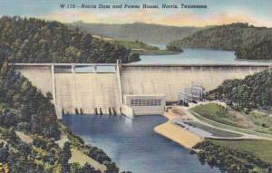 Tennessee Norris Dam and Power House Curteich