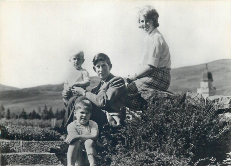 Balmoral Royal Highnesses Prince of Wales, Princess Anne, Prince Andrew & Edward 