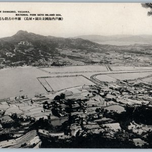 c1910s Takamatsu Japan Panorama Dankorei Yashima National Park Seto Shikoku A195