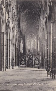 England London Westminster Abbey Nave Looking East