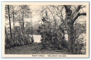 c1930's Point Tupelo River Wellesley College Massachusetts MA Vintage Postcard
