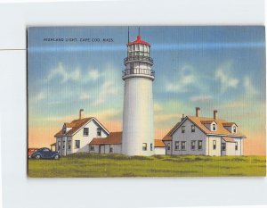 Postcard Highland Lighthouse Cape Cod Massachusetts USA