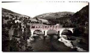 Modern Postcard The village and the bridge near Hot Lanau