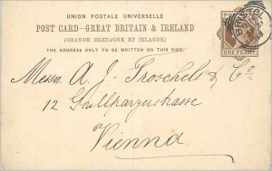 Entier Postal Stationery Postal Great Britain Great Britain 1883 Bristol to V...