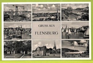 aa9618 - Germany GERMANY - postcards VINTAGE POSTCARD - greeting FLENSBURG-