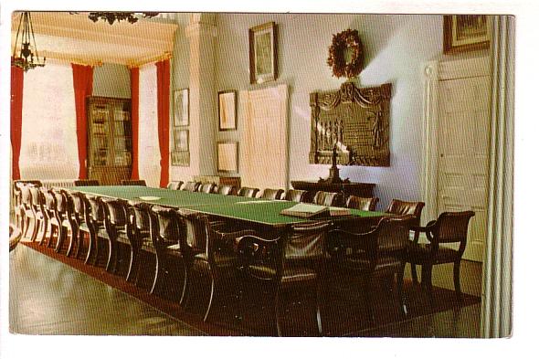 Interior Long Table & Chairs Parliament Confederation Charlottetown Prince Ed...